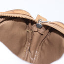 CELINE Macadam Canvas Shoulder Bag PVC Beige Auth bs33070-17