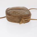 CELINE Macadam Canvas Shoulder Bag PVC Beige Auth bs33070-4