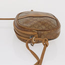 CELINE Macadam Canvas Shoulder Bag PVC Beige Auth bs33070-5