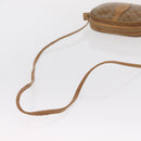 CELINE Macadam Canvas Shoulder Bag PVC Beige Auth bs33070-7
