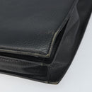 Burberry Business Tas Leer Zwart Goud Auth bs33074-16