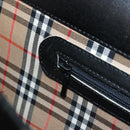 Burberry Business Tas Leer Zwart Goud Auth bs33074-20