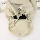 PRADA Backpack Nylon Beige Silver Auth bs33075-10