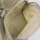 PRADA Backpack Nylon Beige Silver Auth bs33075-28