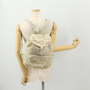 PRADA Backpack Nylon Beige Silver Auth bs33075-29