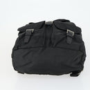 PRADA Backpack Nylon Black Silver Auth bs33077-6