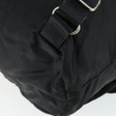 PRADA Backpack Nylon Black Silver Auth bs33077-17