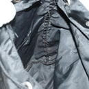 PRADA Backpack Nylon Black Silver Auth bs33077-22