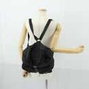 PRADA Backpack Nylon Black Silver Auth bs33077-26