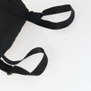PRADA Backpack Nylon Black Silver Auth bs33077-8