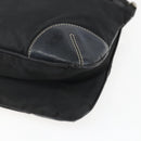 PRADA Shoulder Bag Nylon Black Silver Auth bs33078-9