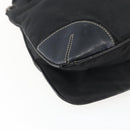 PRADA Shoulder Bag Nylon Black Silver Auth bs33078-15