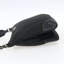 PRADA Shoulder Bag Nylon Black Silver Auth bs33078-3