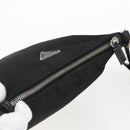 PRADA Shoulder Bag Nylon Black Silver Auth bs33078-6