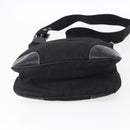 PRADA Shoulder Bag Nylon Black Silver Auth bs33078-5
