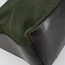 PRADA Shoulder Bag Nylon Khaki Auth bs33080-17