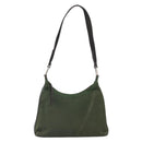PRADA Shoulder Bag Nylon Khaki Auth bs33080-13