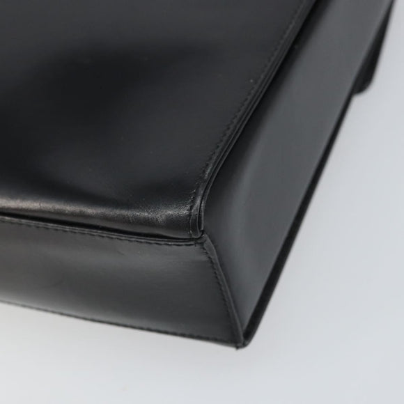 PRADA Shoulder Bag Leather Black Auth bs33081