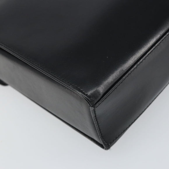 PRADA Shoulder Bag Leather Black Auth bs33081