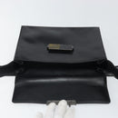 PRADA Shoulder Bag Leather Black Auth bs33081-17