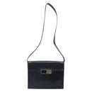 PRADA Shoulder Bag Leather Black Auth bs33081-13