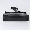 PRADA Shoulder Bag Leather Black Auth bs33081-5