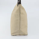 BURBERRY Shoulder Bag Nylon Beige Silver Auth bs33084-4