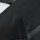 BURBERRY Hand Bag Nylon Black Silver Auth bs33085-14