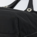 BURBERRY Hand Bag Nylon Black Silver Auth bs33085-15