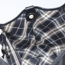 BURBERRY Hand Bag Nylon Black Silver Auth bs33085-18