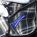 BURBERRY Hand Bag Nylon Black Silver Auth bs33085-12