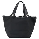 BURBERRY Hand Bag Nylon Black Silver Auth bs33085-2
