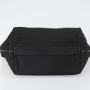 BURBERRY Hand Bag Nylon Black Silver Auth bs33085-5