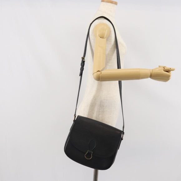 LOUIS VUITTON Epi Saint Cloud GM Shoulder Bag Black Noir M52192 LV Auth bs33088