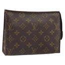 LOUIS VUITTON Monogram Poche Toilette 19 Pouch M47544 LV Auth bs33091-1