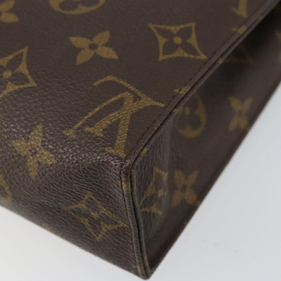 LOUIS VUITTON Monogram Poche Toilette 19 Pouch M47544 LV Auth bs33091