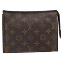 LOUIS VUITTON Monogram Poche Toilette 19 Pouch M47544 LV Auth bs33091-2
