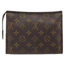 LOUIS VUITTON Monogram Poche Toilette 19 Pouch M47544 LV Auth bs33091-3