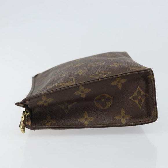 LOUIS VUITTON Monogram Poche Toilette 19 Pouch M47544 LV Auth bs33091