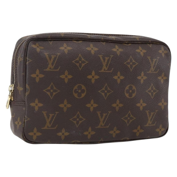 LOUIS VUITTON Monogram Trousse Toilette 23 Clutch Bag M47524 LV Auth bs33092