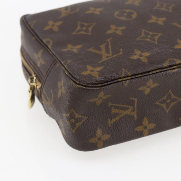 LOUIS VUITTON Monogram Trousse Toilette 23 Clutch Bag M47524 LV Auth bs33092