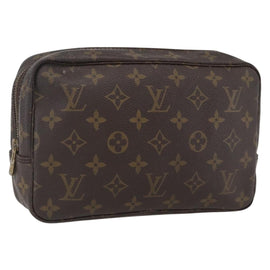 LOUIS VUITTON Monogram Trousse Toilette 23 Clutch Bag M47524 LV Auth bs33095