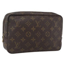 LOUIS VUITTON Monogram Trousse Toilette 23 Clutch Bag M47524 LV Auth bs33095-1