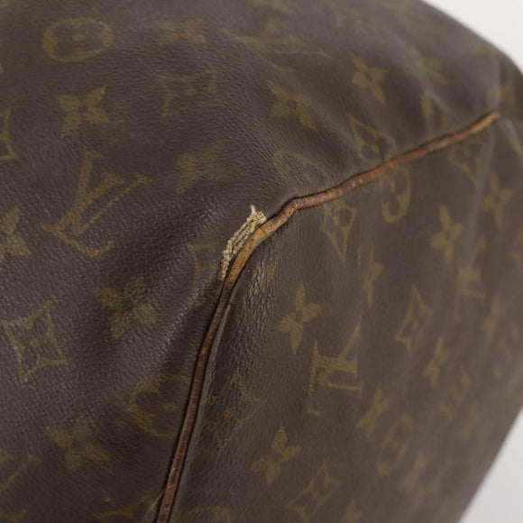 LOUIS VUITTON Monogram Keepall 55 Boston Bag M41424 LV Auth bs33096