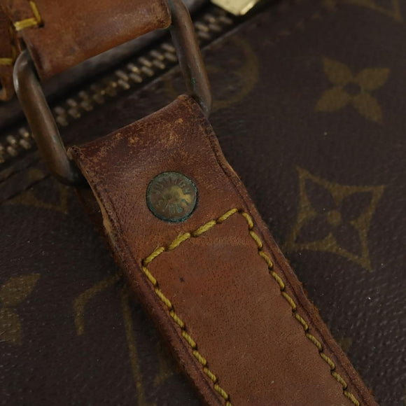 LOUIS VUITTON Monogram Keepall 55 Boston Bag M41424 LV Auth bs33096
