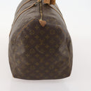 LOUIS VUITTON Monogram Keepall 55 Boston Bag M41424 LV Auth bs33096-4