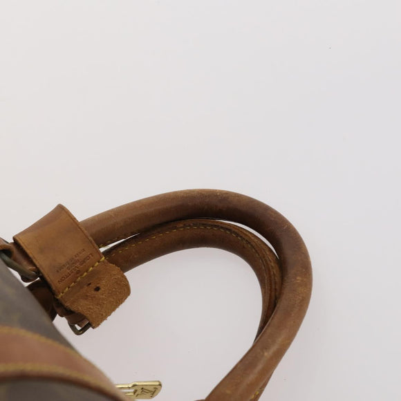 LOUIS VUITTON Monogram Keepall 55 Boston Bag M41424 LV Auth bs33096