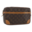 LOUIS VUITTON Monogram Compiegne 28 Clutch Bag M51845 LV Auth bs33098-1