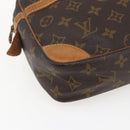 LOUIS VUITTON Monogram Compiegne 28 Clutch Bag M51845 LV Auth bs33098-14