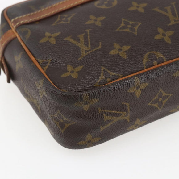 LOUIS VUITTON Monogram Compiegne 23 Clutch Bag M51847 LV Auth bs33100